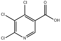 4,5,6-Trichloronicotinic acid Structure