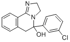2,3,5,6-Tetrahydro-5-(m-chlorophenyl)-imidazo(2,1-a)isoquinolin-5-ol 结构式