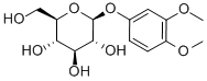 1,2-DINMETHOXY-PHENYL 4-O-BETA-D-GLUCOPYRANOSIDE Structure