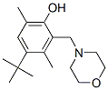 4-tert-butyl-2-(morpholinomethyl)-3,6-xylenol 结构式