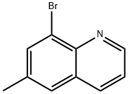 8-溴-6-甲基喹啉 结构式
