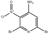 4-Amino-2,6-dibromo-3-nitropyridine Struktur