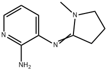2-Amino-3-(1-methyl-2-pyrrolidinylidene)aminopyridine Structure