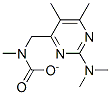 5,6-Dimethyl-2-dimethylamino-4-pyrimidinyl-dimethylcarbamate Structure