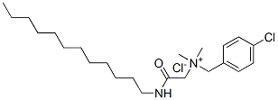 (p-chlorobenzyl)[2-(dodecylamino)-2-oxoethyl]dimethylammonium chloride Structure