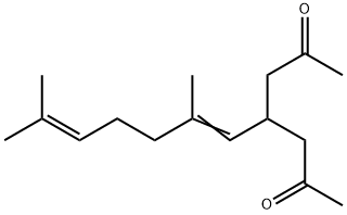 4-(2,6-dimethylhepta-1,5-dienyl)heptane-2,6-dione Structure