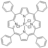 Dichlorophosphorus tetraphenylporphyrin chloride Struktur