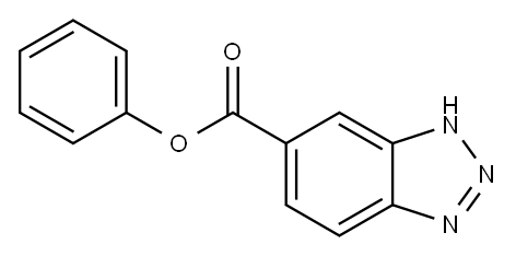 5-(Phenoxycarbonyl)-benzotrizole Struktur