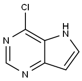4-CHLORO-5H-PYRROLO[3,2-D] PYRIMIDINE Struktur