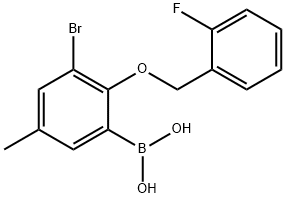 3-BROMO-2-(2'-FLUOROBENZYLOXY)-5-METHYL& Structure