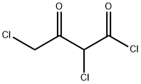 2,4-ジクロロ-3-オキソブタノイルクロリド 化学構造式