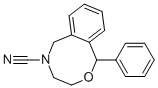 1-PHENYL-3,4,5,6-TETRAHYDRO-1H-2,5-BENZOXAZOCINE-5-CARBONITRILE Structure