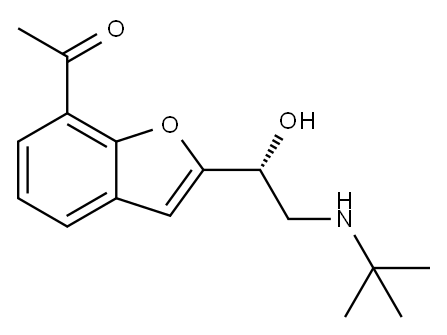 2-(2-(tert-Butylamino)-1-hydroxyethyl)-7-benzofuranyl methyl ketone|