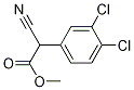 Benzeneacetic acid, 3,4-dichloro-a-cyano-, Methyl ester Structure
