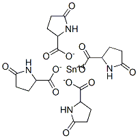 tin tetrakis(5-oxo-DL-prolinate) Structure