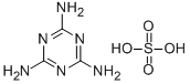 1,3,5-トリアジン-2,4,6-トリアミン/硫酸,(1:x) 化学構造式
