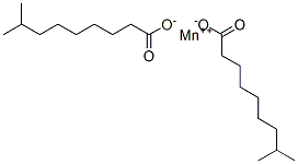 イソデカン酸マンガン（II） 化学構造式