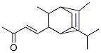 4-[7-isopropyl-3,5-dimethylbicyclo[2.2.2]oct-5-en-2-yl]-3-buten-2-one Struktur