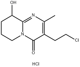 3-(2-Chloroethyl)-2-methyl-9-hydroxy--6, 7,8,9-tetrahydro-4H-pyrido [1,2-a] pyrimidin-4-one Hcl