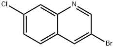 3-ブロモ-7-クロロキノリン 化学構造式