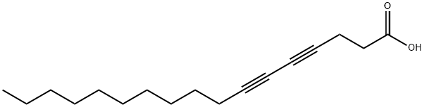 4,6-HEPTADECADIYNOIC ACID, 84975-52-0, 结构式