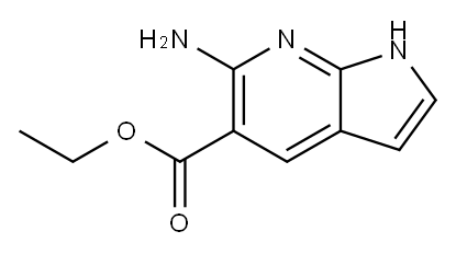 1H-Pyrrolo[2,3-b]pyridine-5-carboxylic acid, 6-aMino-, ethyl ester|