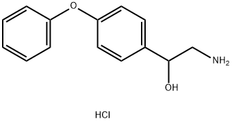 2-AMINO-1-(4-PHENOXYPHENYL)ETHANOL HYDROCHLORIDE Structure