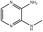 2-氨基-3-甲氨基吡嗪 结构式