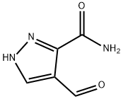1H-Pyrazole-3-carboxamide,4-formyl-(9CI) Struktur