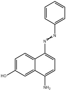 8-amino-5-(phenylazo)-2-naphthol Structure