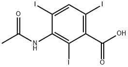 醋碘苯酸, 85-36-9, 结构式