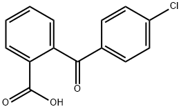 4'-クロロベンゾフェノン-2-カルボン酸 化学構造式