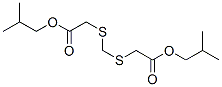 2,2'-(メチレンビスチオ)ビス(酢酸2-メチルプロピル) 化学構造式