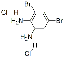 3,5-ジブロモ-1,2-ベンゼンジアミン・2塩酸塩 化学構造式