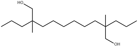 1,10-Decanediol, 2,9-dimethyl-2,9-dipropyl- Struktur