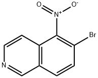 6-溴-5-硝基异喹啉 结构式