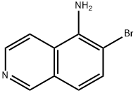 6-溴异喹啉-5-胺, 850198-02-6, 结构式
