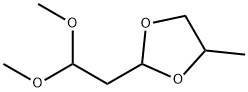 2-(2,2-dimethoxyethyl)-4-methyl-1,3-dioxolane Structure