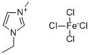 1-エチル-3-メチルイミダゾリウムテトラクロロフェラート 化学構造式