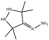 4-Pyrazolidinone,  3,3,5,5-tetramethyl-,  hydrazone Structure