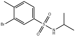 N-ISOPROPYL 3-BROMO-4-METHYLBENZENESULFONAMIDE