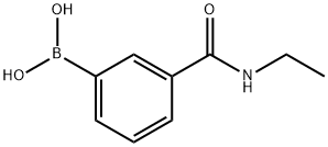 3-(N-乙基甲酰氨)苯基硼酸 结构式