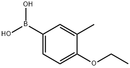 4-乙氧基-3-甲基苯硼酸 结构式