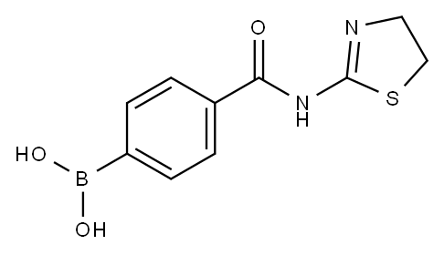 N-(噻唑啉-2-基)-4-硼苯甲酰胺, 850568-30-8, 结构式