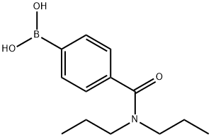 4-(二丙基氨甲酰基)苯基硼酸, 850568-32-0, 结构式