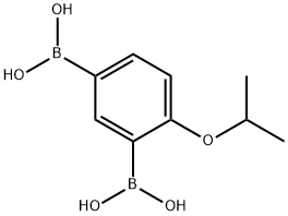 4-异丙氧基-1,3-亚苯基二硼酸 结构式