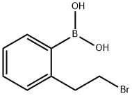 2-(2-溴乙基)苯基硼酸 结构式