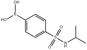 N-异丙基-4-硼苯磺酰胺 结构式