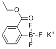 (2-乙氧羰基苯基)三氟硼酸钾 结构式