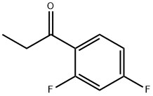 2',4'-ジフルオロプロピオフェノン 化学構造式